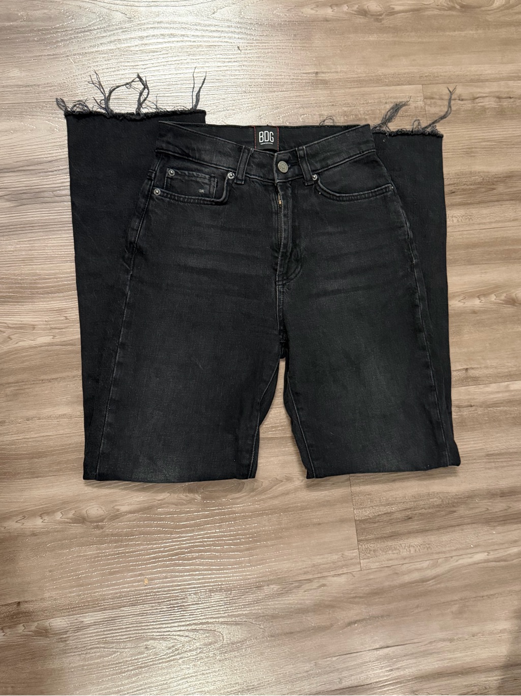 Bdg Black High-Rise Stretch Denim Shorts